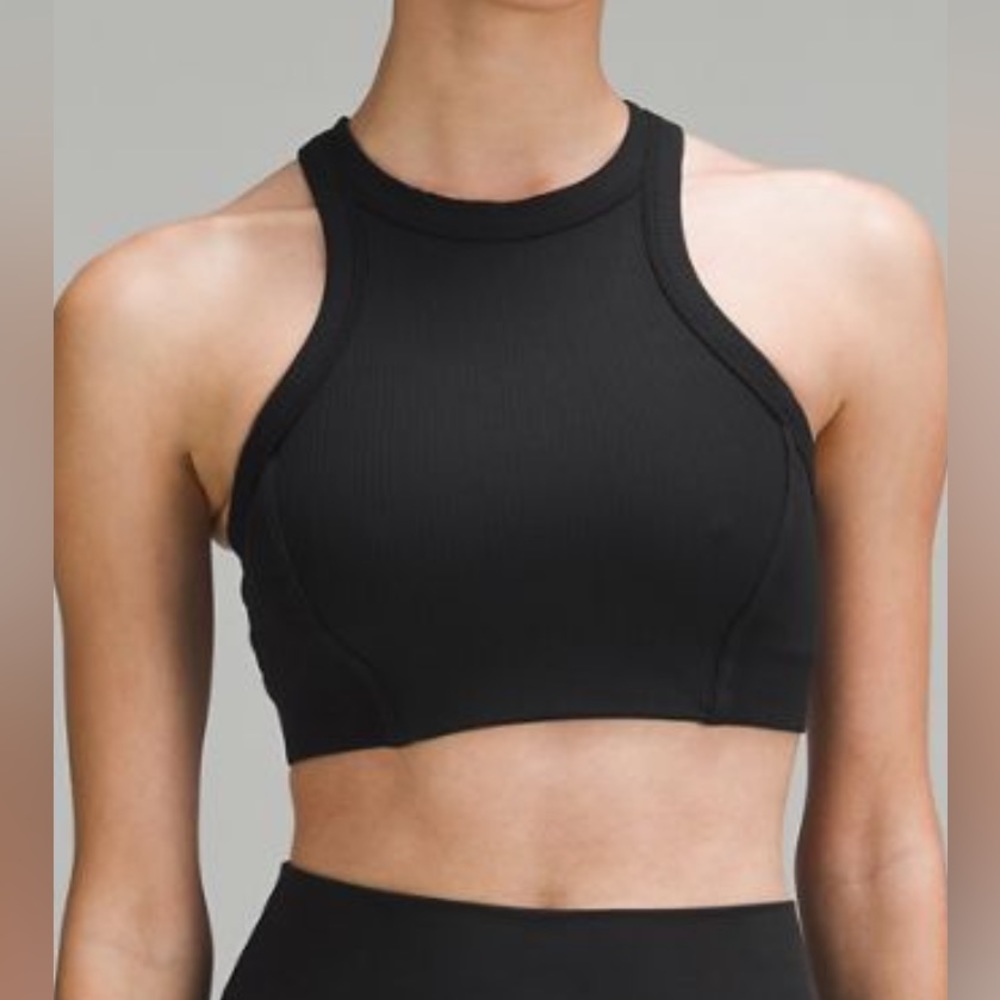 Lululemon Ribbed Nulu Hugh-Neck yoga bra